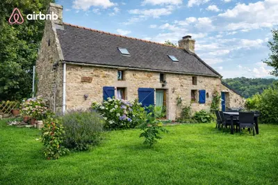 Jardin de l'établissement Charming penty, Le Goyen PONT-CROIX