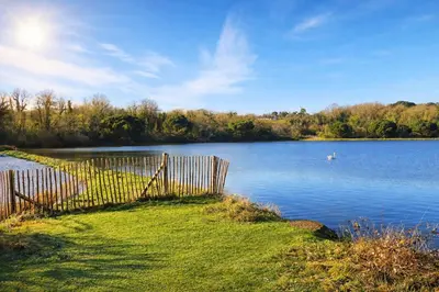 Paysage naturel près de la maison de vacances