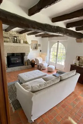 Un ou plusieurs lits dans un hébergement de l'établissement Holiday Home Villa Monrepos by Interhome