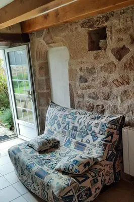 Coin salon dans l'établissement Holiday Home Unterkunft in der Mitte by Interhome