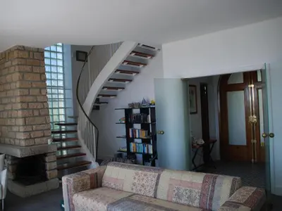 Coin salon dans l'établissement Holiday Home Villa mit großem Grundstück direkt am Mer by Interhome