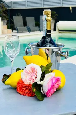 Boissons dans l'établissement Holiday Home Villa La Plage by Interhome