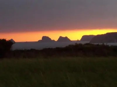 Paysage naturel près de la maison de vacances