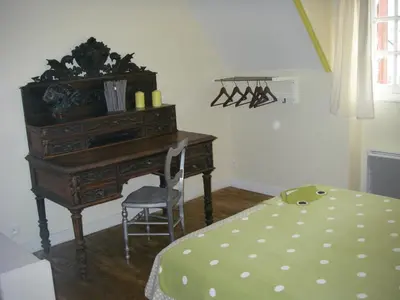 Un ou plusieurs lits dans un hébergement de l'établissement Chambre d'hôtes La Maison du Neuilly