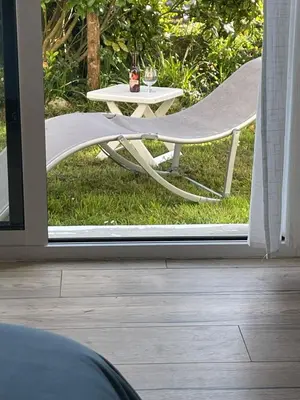 Jardin de l'établissement La Chambre Bleue