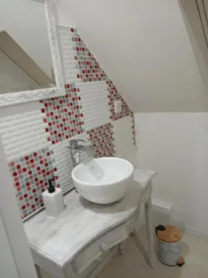 Salle de bains dans l'établissement suite nature huelgoat