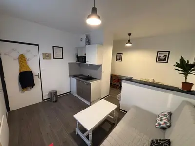 Cuisine ou kitchenette dans l'établissement studio centre ville