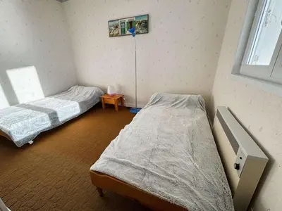 Un ou plusieurs lits dans un hébergement de l'établissement Appartement T2 avec balcon à La Forêt-Fouesnant - FR-1-481-189
