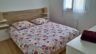 Un ou plusieurs lits dans un hébergement de l'établissement Menez Bleuenn - Jolie Maison proche plages