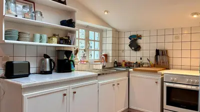 Cuisine ou kitchenette dans l'établissement Ty Bouis - wifi - au calme