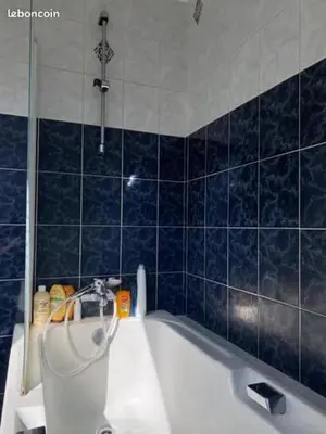 Salle de bains dans l'établissement Charmant penty pour un séjour calme et reposant