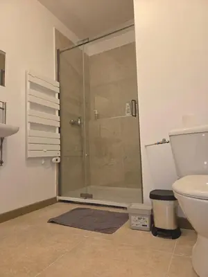 Salle de bains dans l'établissement Appartement calme et lumineux au centre ville