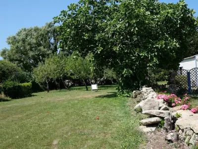 Jardin de l'établissement Gîte 6 personnes avec jardin proche plage