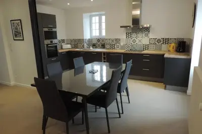 Cuisine ou kitchenette dans l'établissement E -Tal Ar Mor