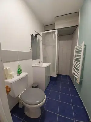 Salle de bains dans l'établissement Centre ville Douarnenez