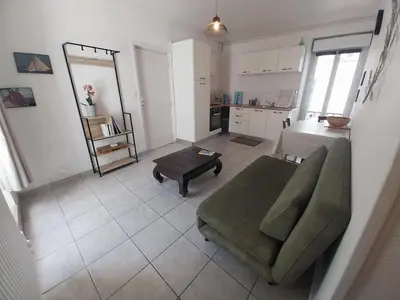 Coin salon dans l'établissement Centre ville Douarnenez