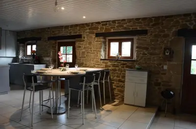 Plan de l'établissement Gîte 5 personnes, possibilité Table d'hôtes le soir