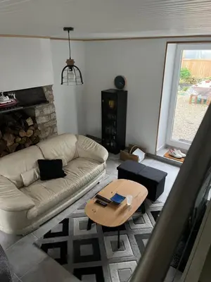 Coin salon dans l'établissement Petite maison de pêcheurs