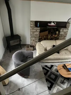 Coin salon dans l'établissement Petite maison de pêcheurs