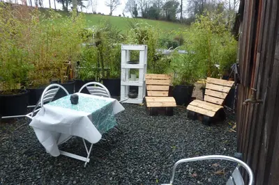 Jardin de l'établissement Gite D'étape de roslaye