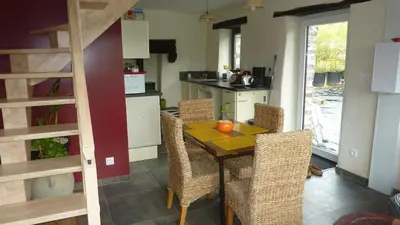 Cuisine ou kitchenette dans l'établissement Chez Rosette, 2 chambres