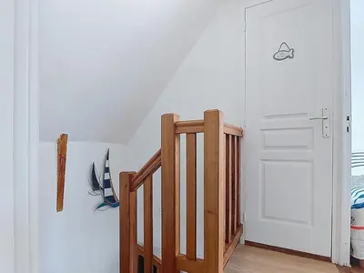Un ou plusieurs lits dans un hébergement de l'établissement Holiday Home Ty Côte by Interhome