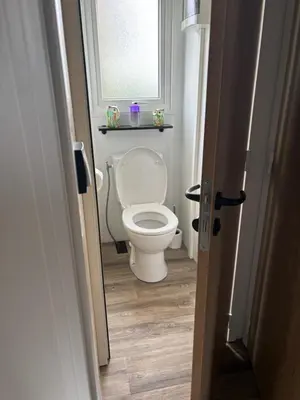 Salle de bains dans l'établissement Mobil Home 40 m2 3 chambres