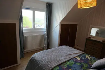 Un ou plusieurs lits dans un hébergement de l'établissement La Maison d'Adonis sea view