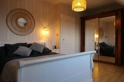 Coin salon dans l'établissement La Maison d'Adonis sea view