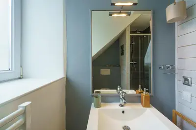 Salle de bains dans l'établissement Ti kouign amann - Proche du Port