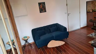 Coin salon dans l'établissement Studio à 70m des flots