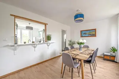 Cuisine ou kitchenette dans l'établissement Maison Charme, Jardin, Brest
