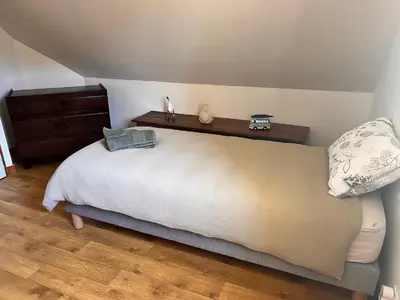 Un ou plusieurs lits dans un hébergement de l'établissement Maison Familiale Bord de Mer