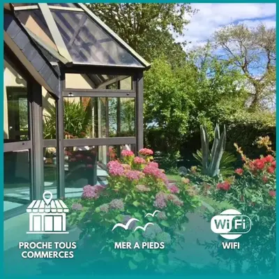 Veranda - face à la mer - wifi