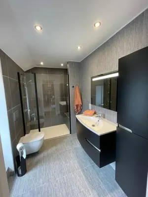 Salle de bains dans l'établissement Une perle en cœur de ville