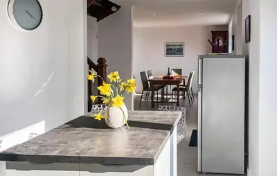 Cuisine ou kitchenette dans l'établissement Kerarmoor