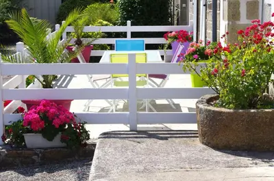 Jardin de l'établissement Ti Nadoziou - Location de vacances pour 3 personnes