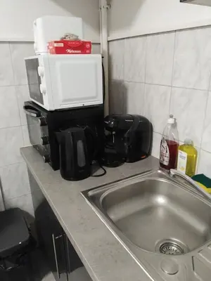 Cuisine ou kitchenette dans l'établissement BREST - Centre - pied a terre