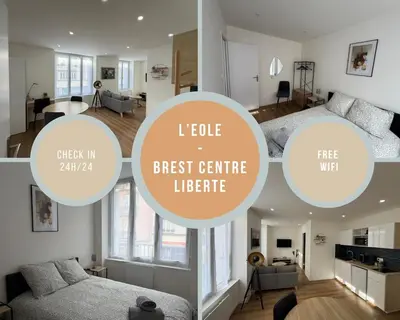 Plan de l'établissement L'Eole - 2 pièces au cœur de Brest