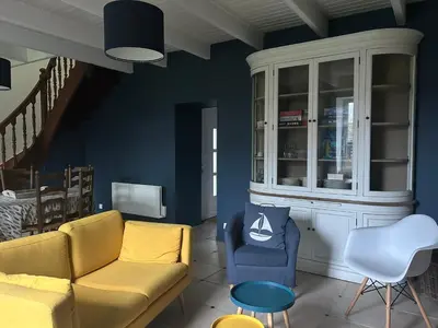 Coin salon dans l'établissement Le Cottage du Cap