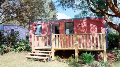 Jardin de l'établissement Camping de l'Orangerie de Lanniron