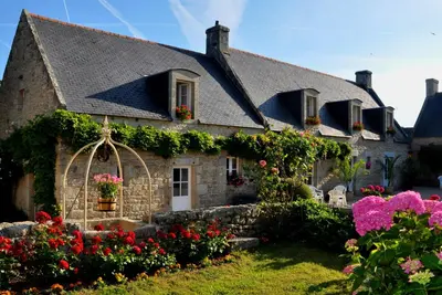 Jardin de l'établissement La Ferme de Poulpeye