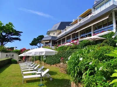 Jardin de l'établissement TI AL LANNEC Hotel - Restaurant & Spa