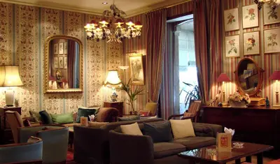 Coin salon dans l'établissement TI AL LANNEC Hotel - Restaurant & Spa
