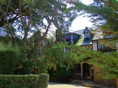 Jardin de l'établissement TI AL LANNEC Hotel - Restaurant & Spa