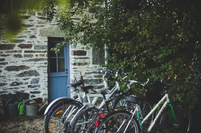 Vélo sur le terrain de l'établissement Le Logis de Tréonvel ou dans les environs