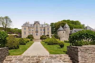 Jardin de l'établissement Manoir de Kerhuel de Quimper