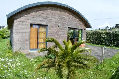 Jardin de l'établissement gîte ty coat an traezh