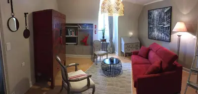 Coin salon dans l'établissement La maison de l'Odet