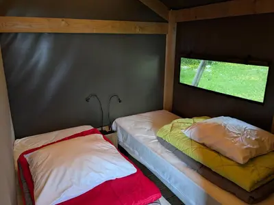 Plan de l'établissement Camping Kerlaudy La pause Atypi'k